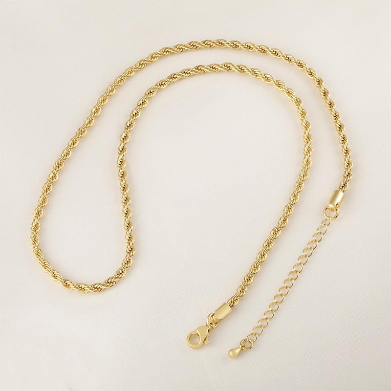 Fashionable, individual and versatile gold-plated twisted chain, simple and elegant anklets, wholesale of cross-border European and American accessories pic 8