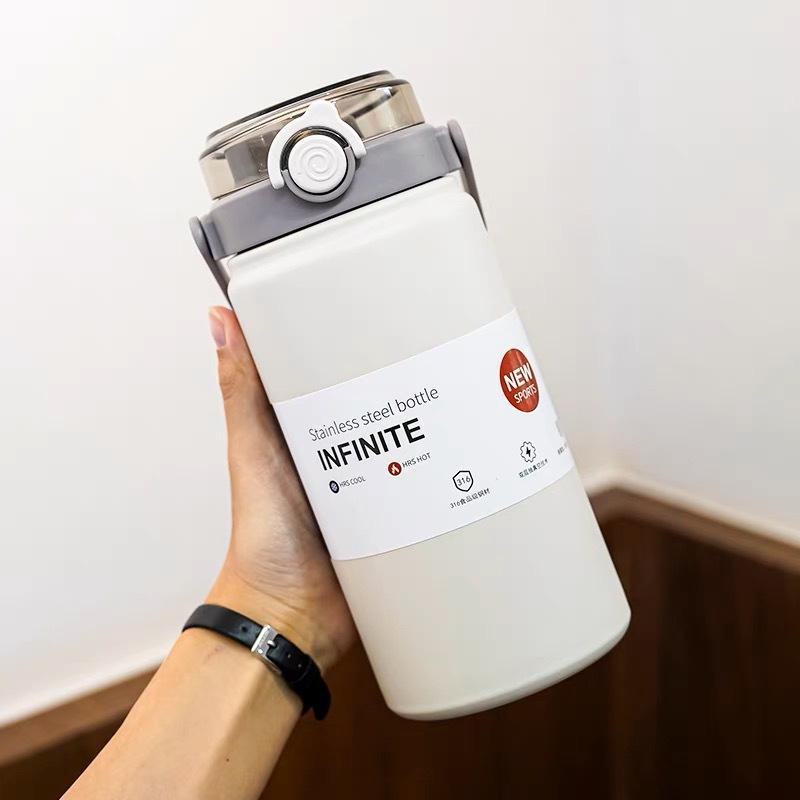 大容量吸管保温杯高颜值双饮水杯便携户外运动保温壶学生水壶详情16