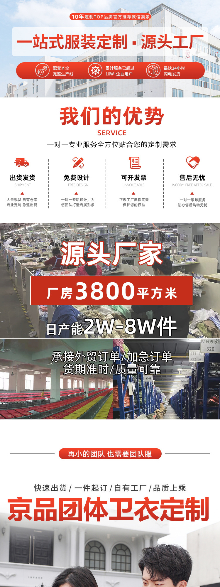 Custom-made sweatshirts, work uniforms with logo printing, fleece long-sleeved jackets, loose round-neck hooded shirts, advertising cultural T-shirts, and team uniforms pic 1