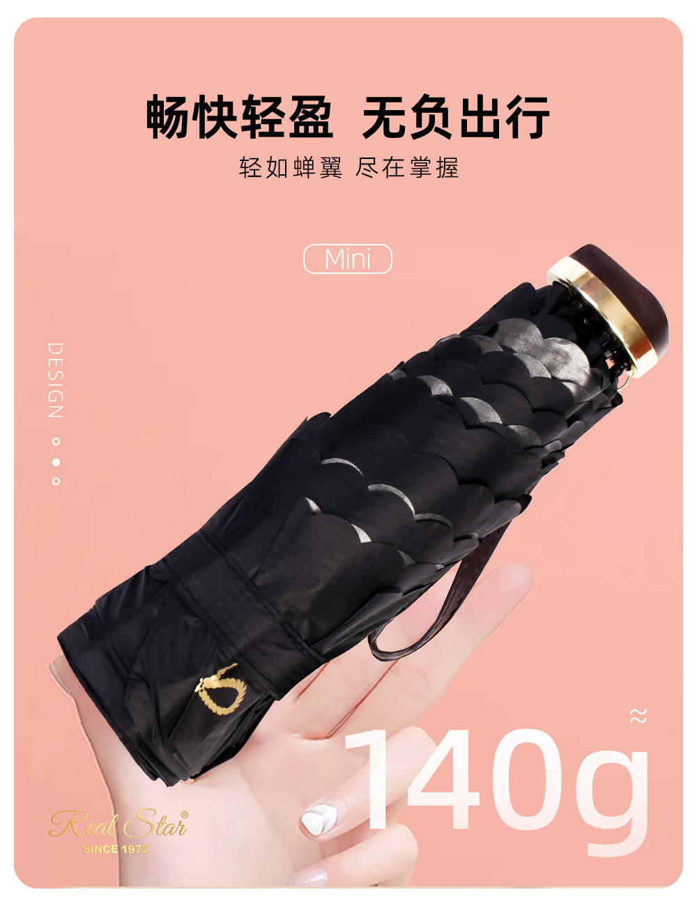 The new 50% discount ultra-light mini umbrella, UV-resistant and sunshade umbrella, nano-coated color plastic umbrella can be carried in a bag pic 12