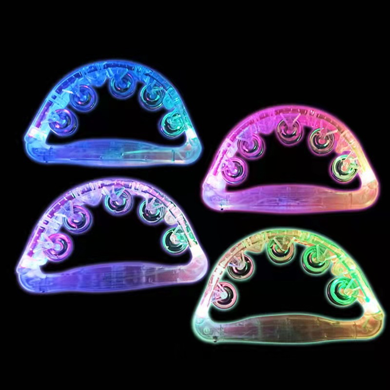 LED seven-color flashing rattle, KTV atmosphere prop, handbell, bar, dance party, play prop, street stall supply, illuminated rattle pic 10