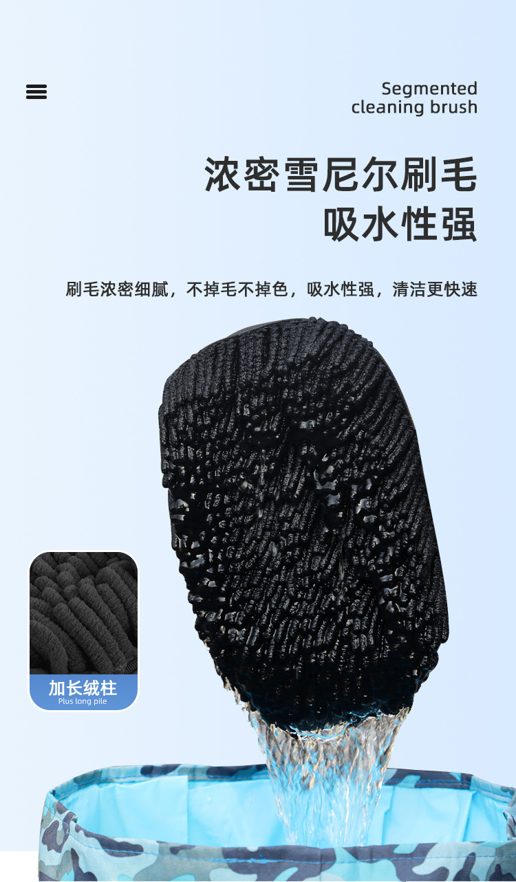 跨境直供新品洗车清洁拖把雪尼尔洗车刷汽车用品洗车清洁工具详情12