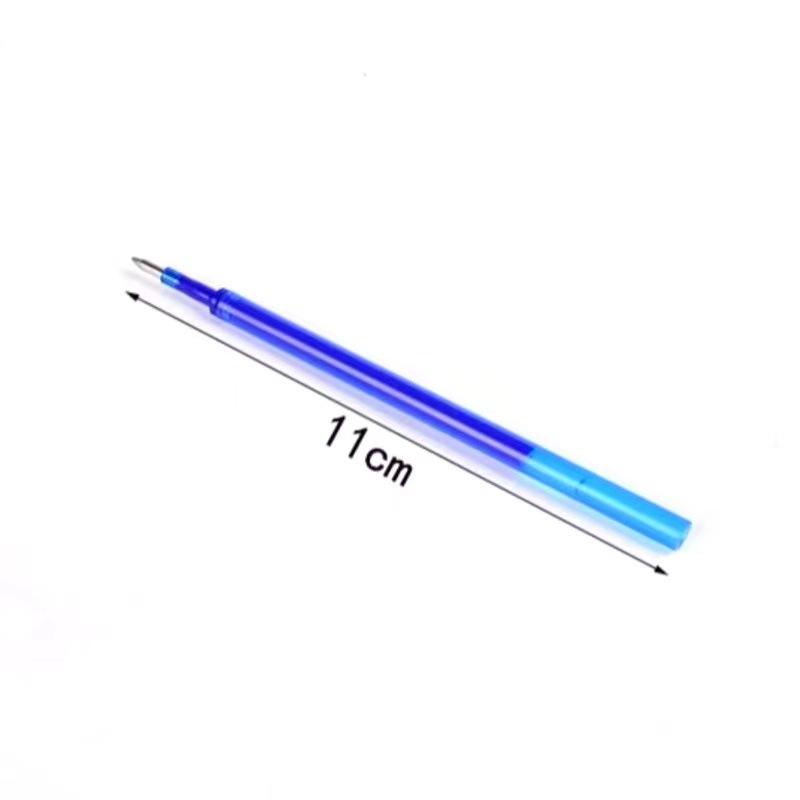 Barrel-packed st erasable pen refill, large-capacity quick-drying neutral pen refill, black press type, gourd-head press type pic 5