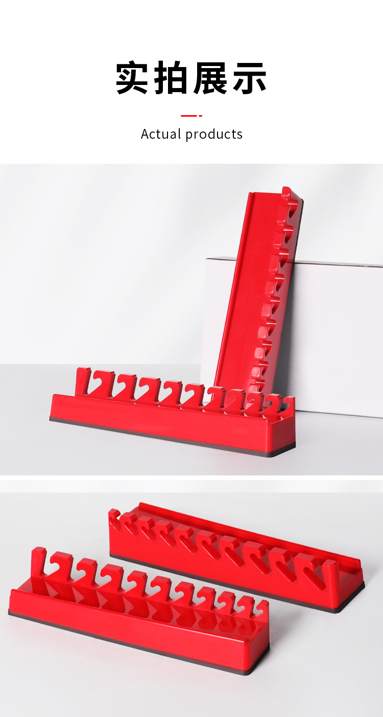 Strong magnetic wrench storage rack, no need for drilling installation, wrench/tool hanging and organizing device, hardware accessories storage wonder pic 7