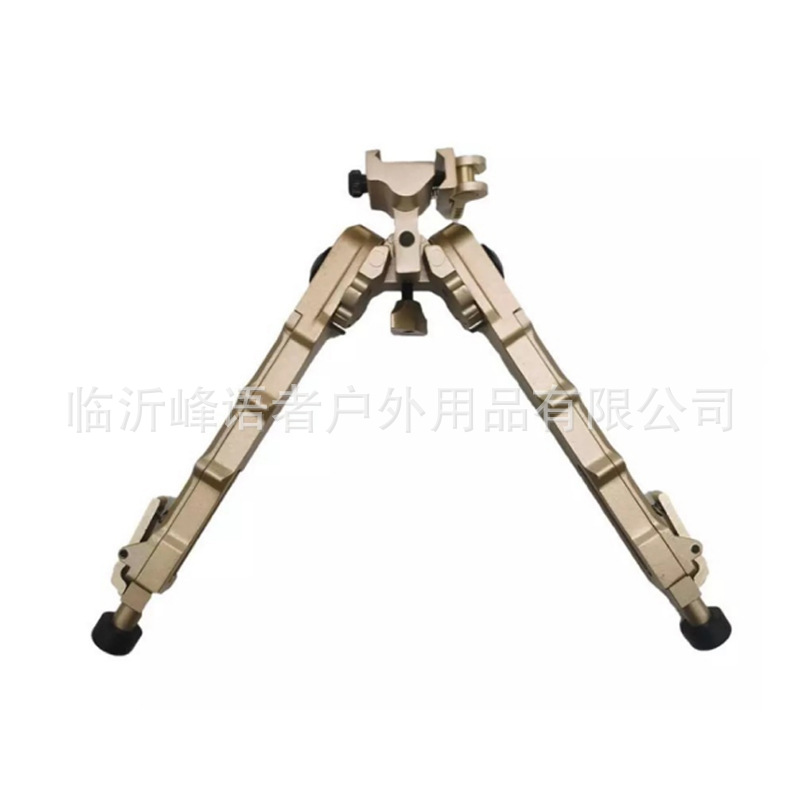 跨境黑色伸缩V9连体Bipod V9脚架黑色铝合金材质M-LOK V9竹节脚架详情6