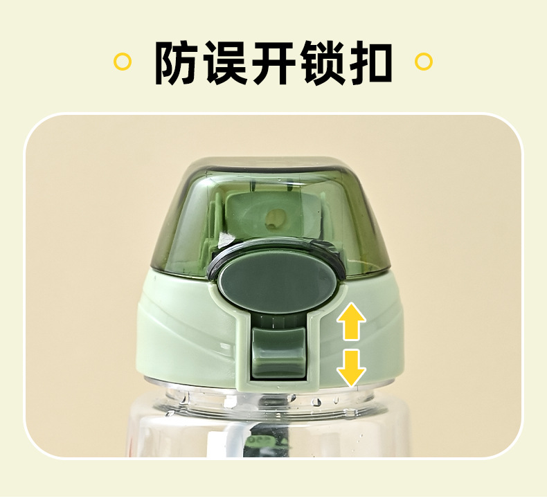 吸管水杯学生耐高温卡通可爱通用批发塑料随手杯直饮大容量水壶详情5