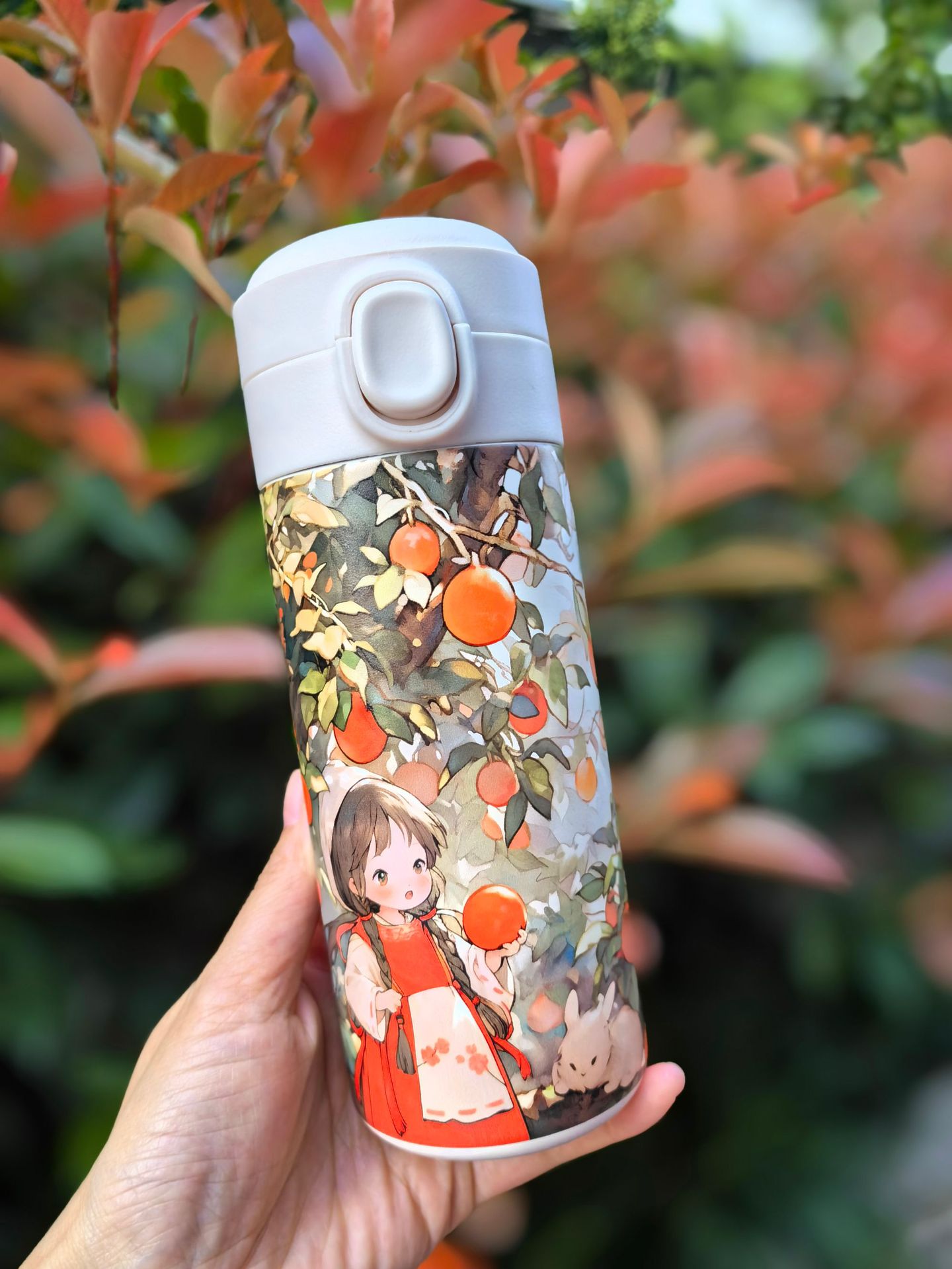 水杯女可爱304豌豆保温杯女高颜值便携水杯海洋风杯子赠送批发详情20