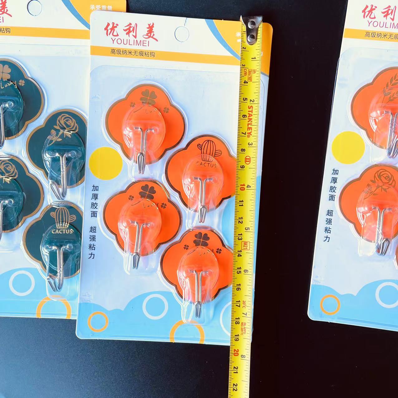 【 Zone 1-3 】 Four-leaf Clover -4 Sticky Hook 260 yuan per piece, 4-leaf Clover coat and hat Hook, Sticky Hook, Household Sticky Hook, Bathroom and Kitchen hook, no need for drilling, 2 yuan supply pic 3