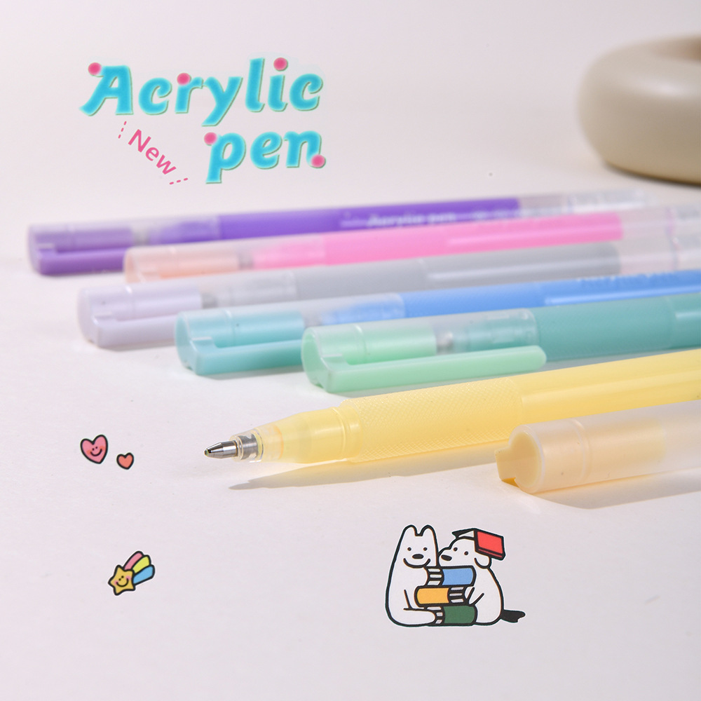 Chenxi large-capacity acrylic pen DIY drawing planner pen can be written on ceramic, glass and metal, but it is not waterproof pic 21