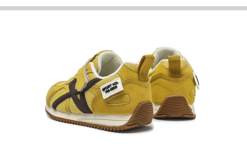 儿童运动鞋2025秋季新款加绒男童阿甘鞋真皮软底休闲女童跑步鞋潮详情14