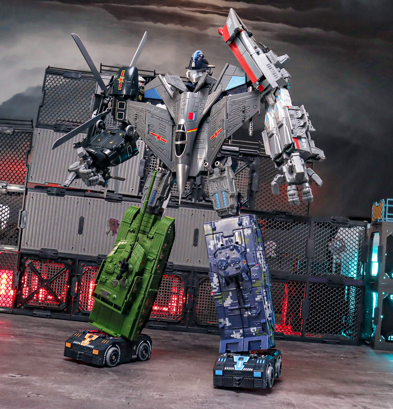 歼15战斗飞机模型99坦克合体变形机器人合金男孩玩具手办模型军事仿真收藏品详情4