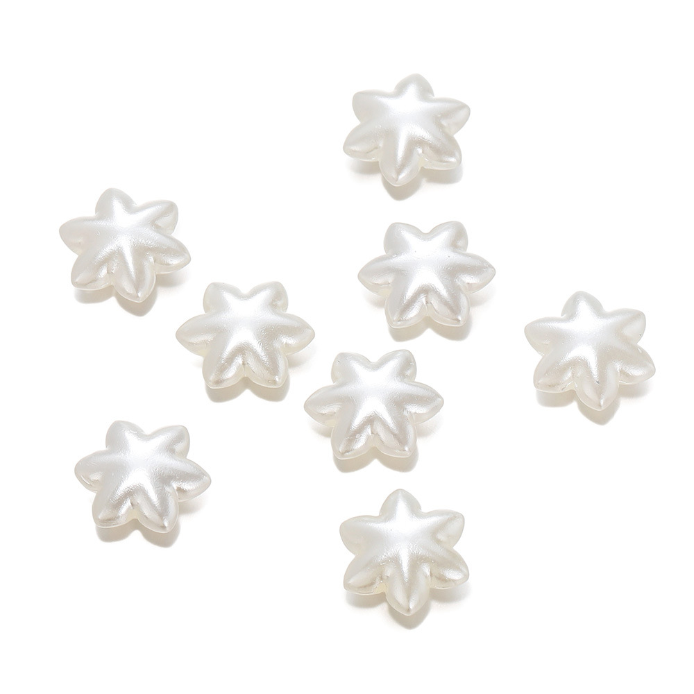 ABS仿珍珠 巴洛克风花朵仙人掌蝴蝶结 奶油胶diy手工串珠耳环配饰详情32