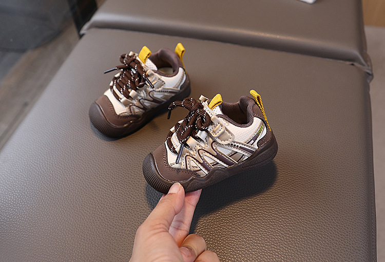 1-3 años otoño moda patchwork color hombre bebé zapatos casuales niño suela suave confort niños comodidad sneakers maré pic 6