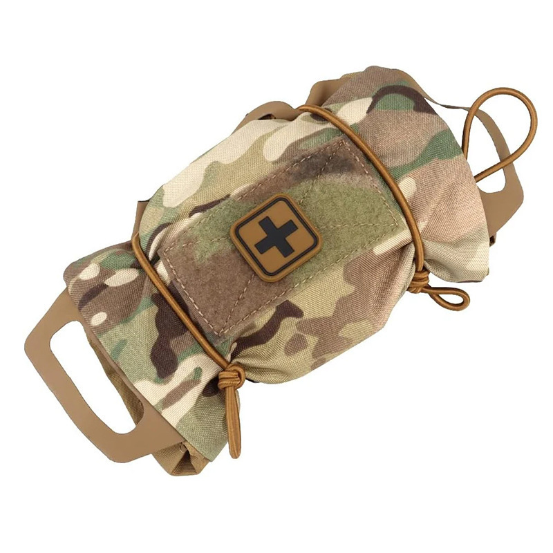 Outdoor hiking quick pull-out bag CS Tactical travel MOLLE accessory Bag Mountain climbing waist bag First aid medical kit pic 9