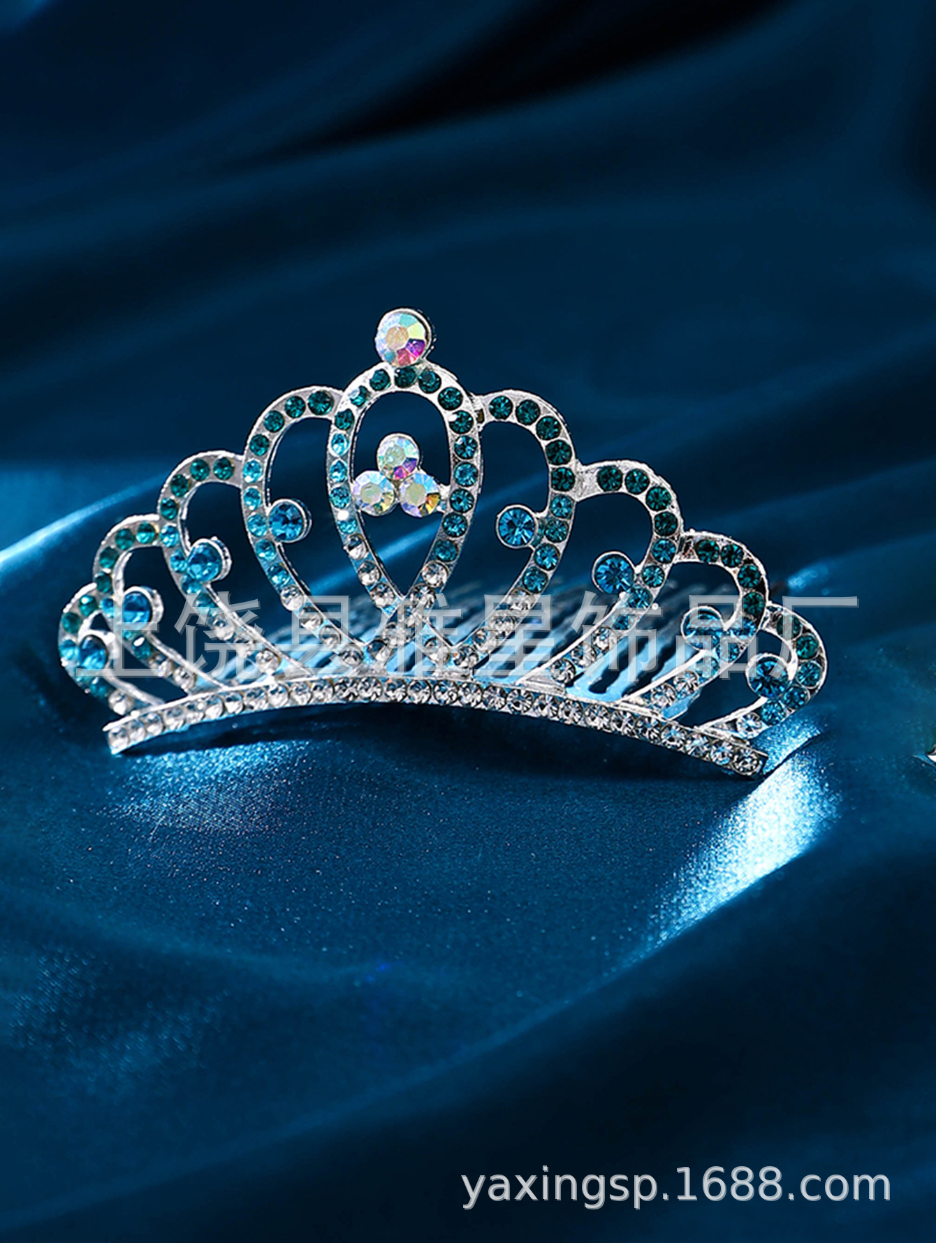 Crown comb accessories, princess birthday performance hair accessories, alloy crown accessories wholesale, crown factory direct sales pic 4