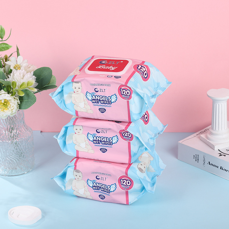 英文湿巾婴儿手口专用宝宝新生儿湿巾纸家庭实惠装无酒精加量装详情1