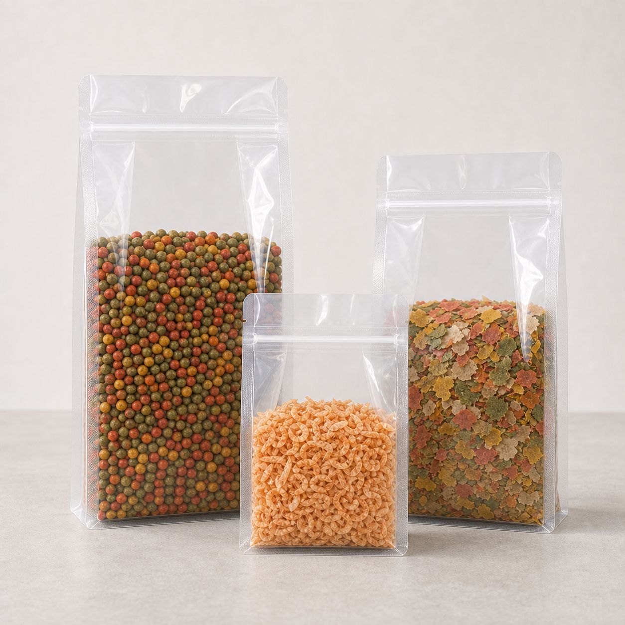 透明八边封袋磨砂手提拉链自立自封袋薯片坚果干果杂粮食品分装袋详情18