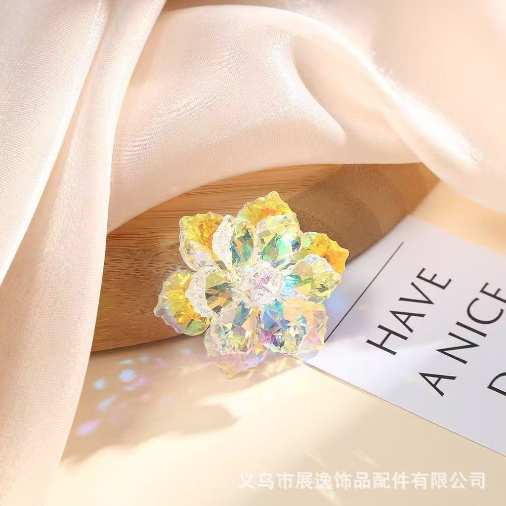 Colorful flower glass rhinestone, handmade DIY jewelry accessories, clothes, dance costumes, bags and other decorative accessories pic 2