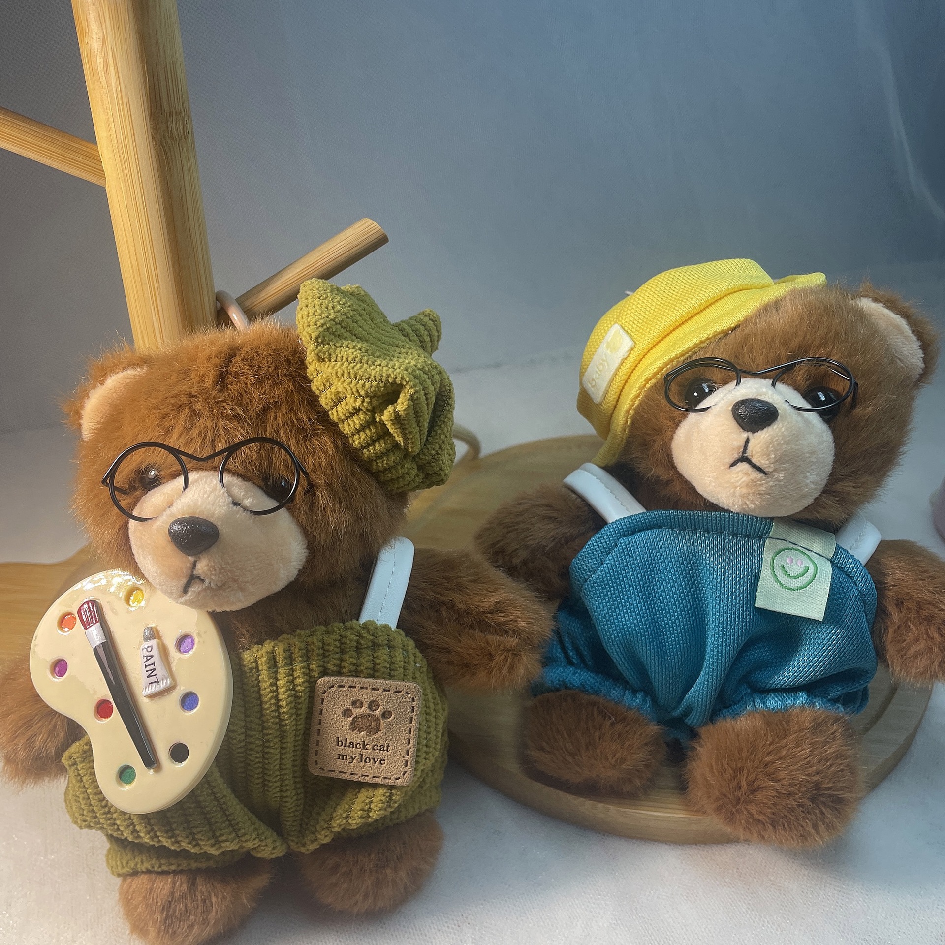 威廉熊挂件毛绒玩具创意小熊情侣钥匙扣包包挂饰生日礼物女生礼物详情6