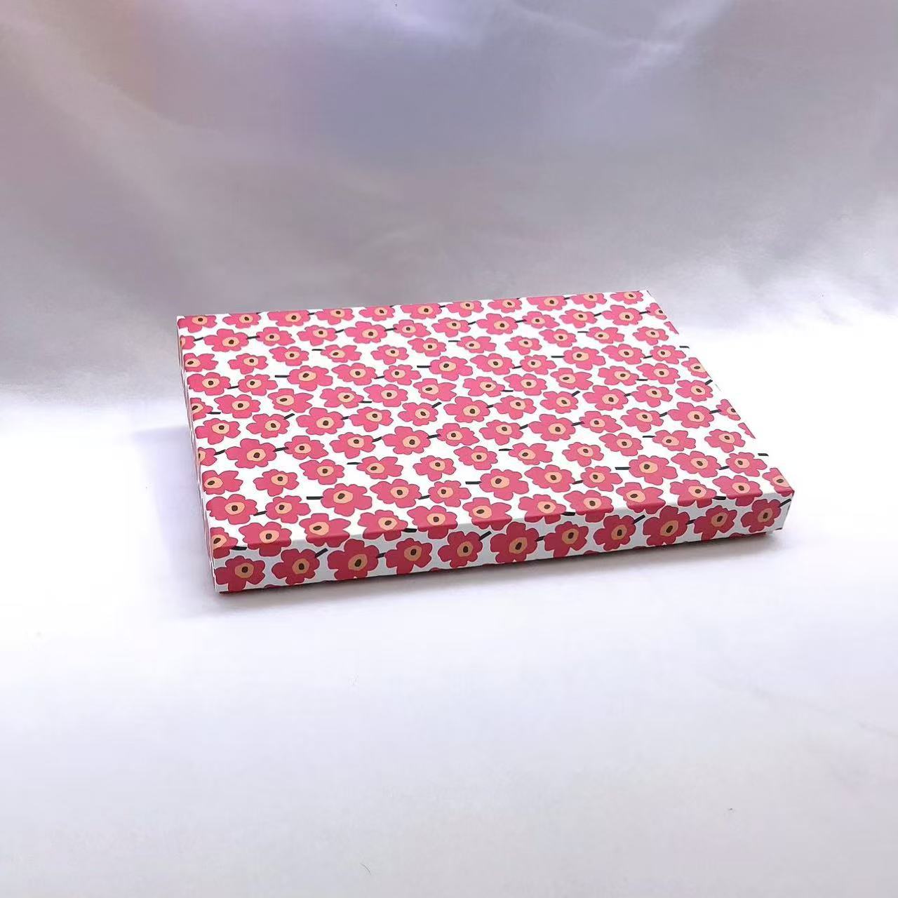 Fabricante al por mayor en stock caja de regalo cielo cubierta rectángulo estampado pañuelo bufanda caja pic 11