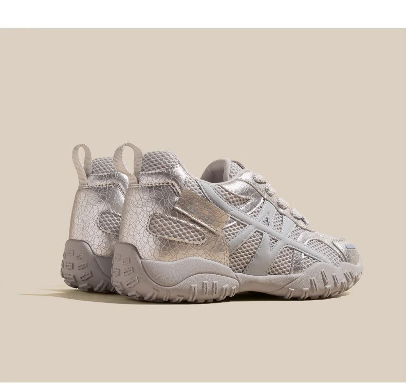 小个子内增高女鞋真皮德训鞋女款夏季透气网面阿甘鞋休闲运动板鞋详情22