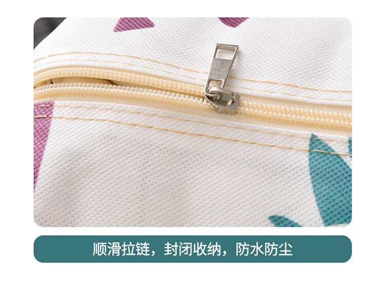 Wholesale of non-woven fabric storage bags, thickened moisture-proof cotton quilts, large-capacity household moving packing clothes, quilts and sorting bags pic 10