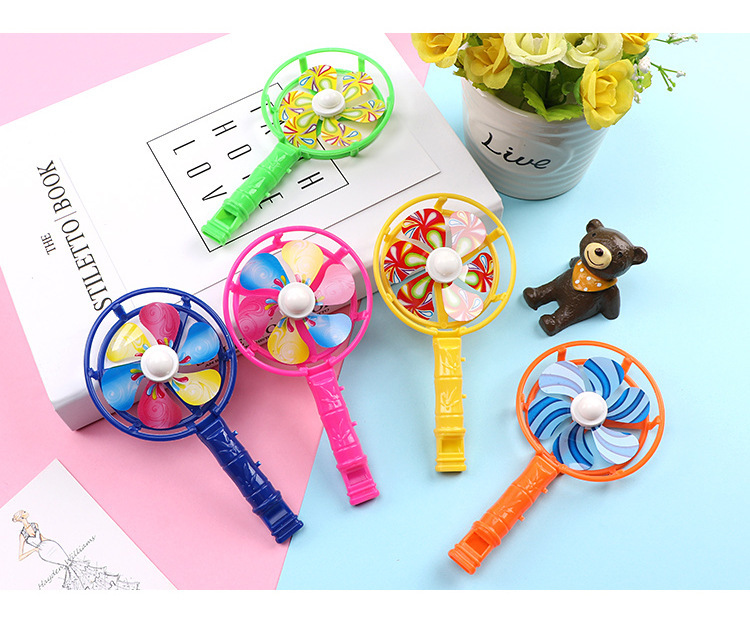 Large windmill whistles, colorful whistle-blowing cheering props, candy-colored nostalgic toys, windmill kindergarten small gifts wholesale pic 13