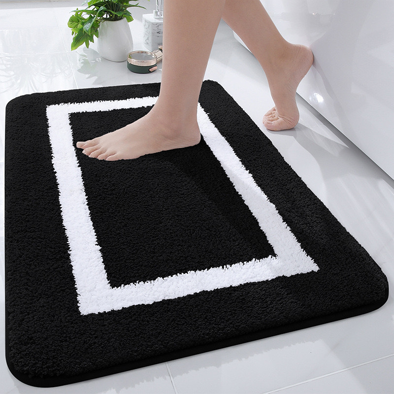 Factory direct sales, export wholesale, cross-border home floor MATS, door MATS, absorbent bathroom, thickened bathroom anti-slip MATS pic 2