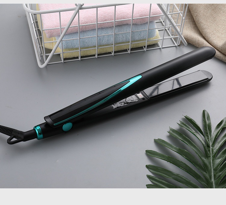 Cross-border new ceramic electric clip hair straightener, fashionable style curling iron, dual-purpose straightener and perming device M141 pic 15