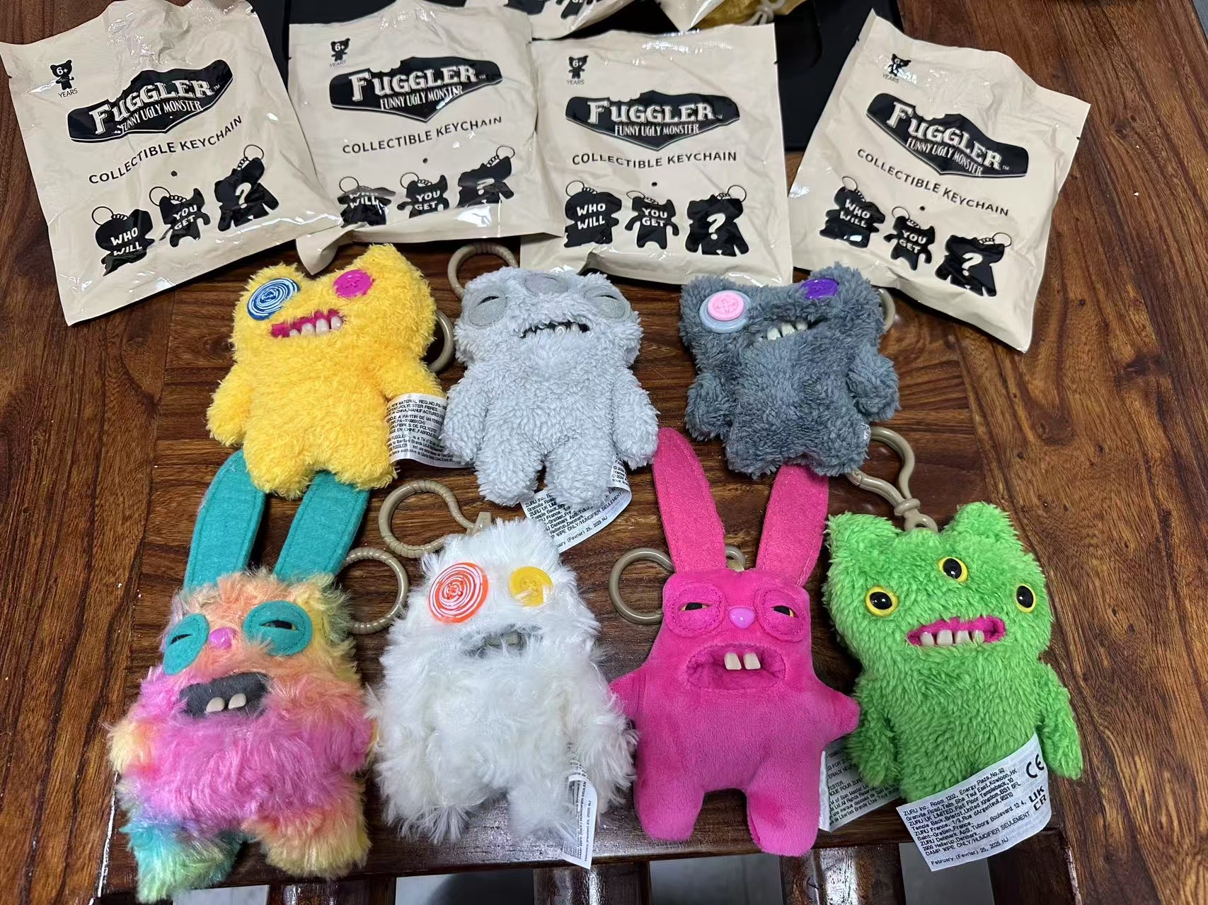 钥匙挂件正版大牙齿萌牙怪兽玩偶牙宝丑萌怪物搞怪毛绒支持一件代详情3