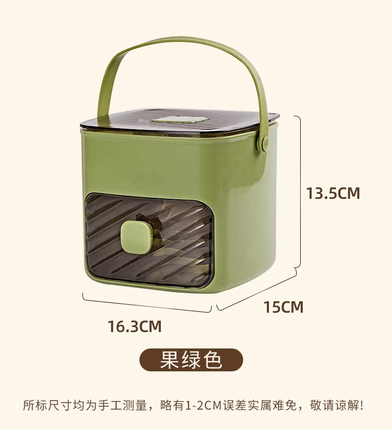Portable 48-compartment ice-making bucket, ice-making box, ice cube mold, ice freezing wonder, food-grade large-capacity household press ice cube tray pic 13
