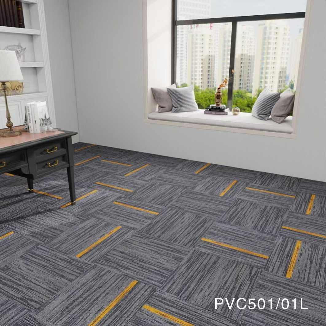 绿生新材料办公室地毯PVC底丙纶方块地毯加厚耐磨拼接地毯写字楼直播间地毯模块化拼接地毯环保无异味多色可选随心搭配PVC打详情12