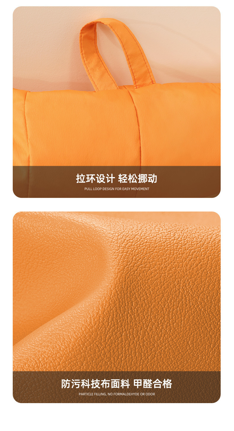 The lazy sofa can be used for lying or sleeping. The caterpillar single bedroom small sofa, the master bedroom lounge chair, the tatami balcony leisure chair pic 11