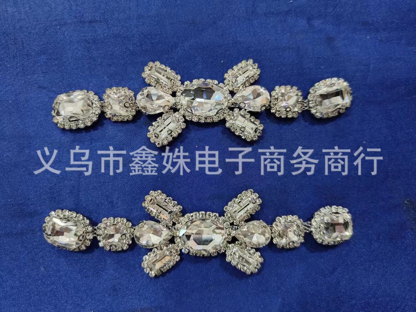 S-shaped diamond chain, silver-white diamond chain headband, hair accessory, decorative accessories, clothing accessories pic 2