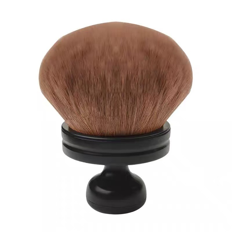 Cross-border foreign trade exclusive mushroom-shaped large loose powder brush, blush brush, super soft large seal body lotion and makeup brush pic 4