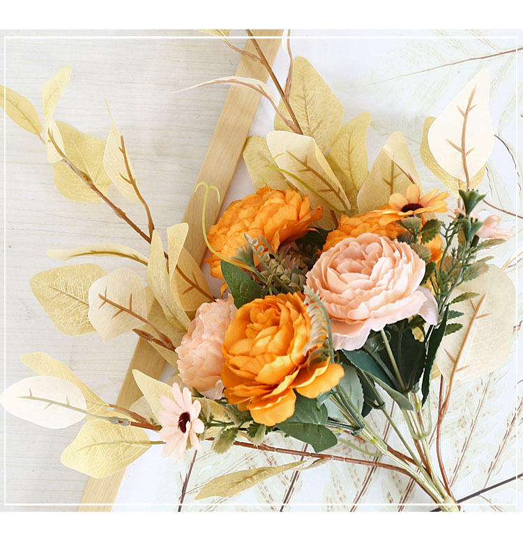 假花仿真花客厅摆件摆设轻奢风家用装饰地中海花艺插花花艺批发详情5