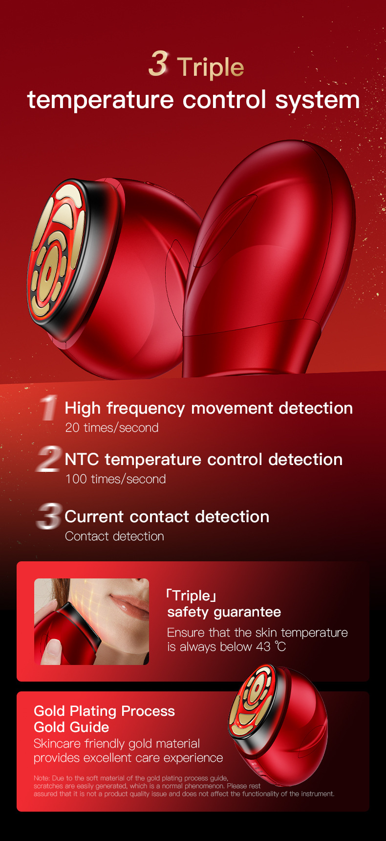 shanilak Cross-border Upgraded Beauty Device Lifting, firming and rejuvenating Skin Introduction Device Home facial EMS microcurrent beauty device pic 12