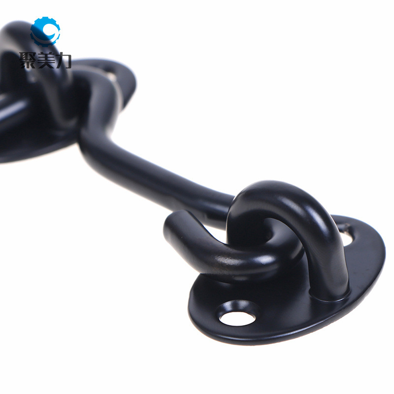 加厚不锈钢风钩黑色老式窗钩配件门窗挂钩扎钩搭钩风勾详情7