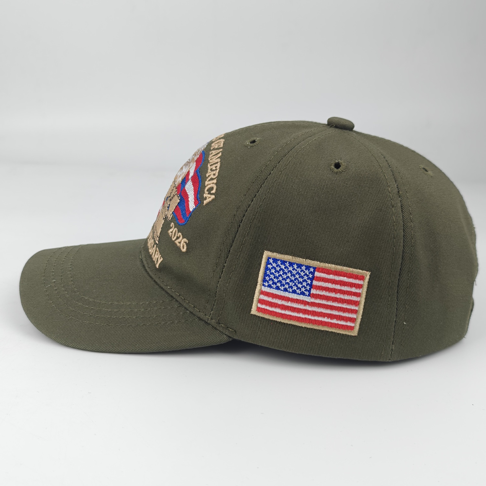 New in-stock American 250th anniversary commemorative baseball cap, three-dimensional embroidered commemorative cap, cross-border headband baseball cap pic 36