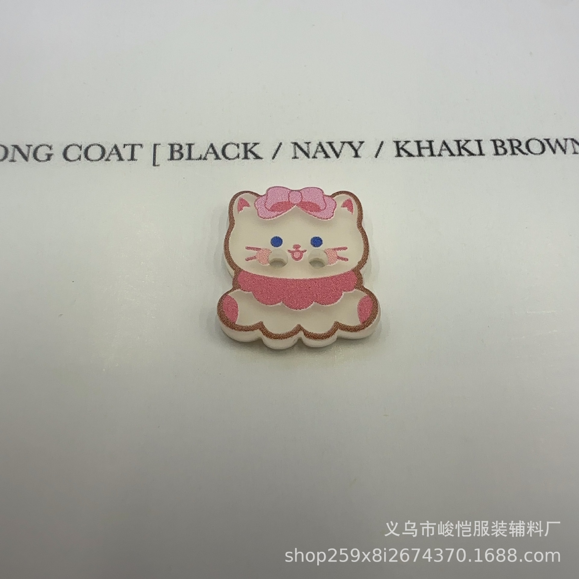 A set of 10 cartoon-patterned metal four-piece buttons, disc buttons and sleeve buttons pic 45