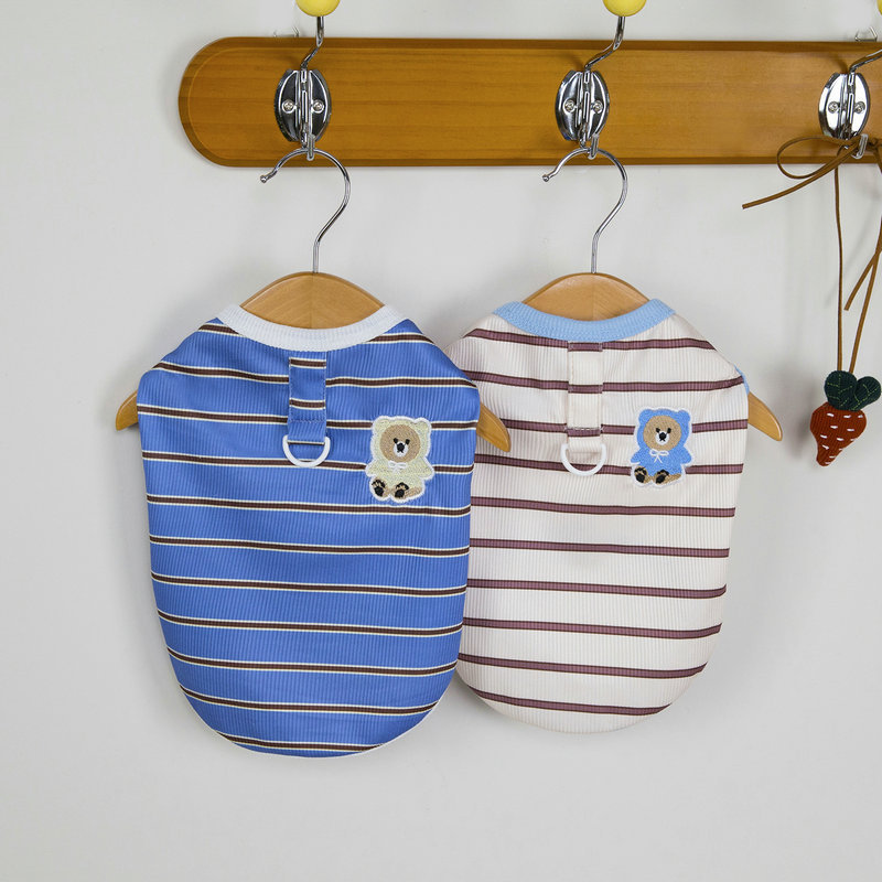 Spring and summer pet clothing: Thin little puppy clothes for cats, small dogs, Teddy puppies, Bichon Frise 2025, Baker vests pic 10