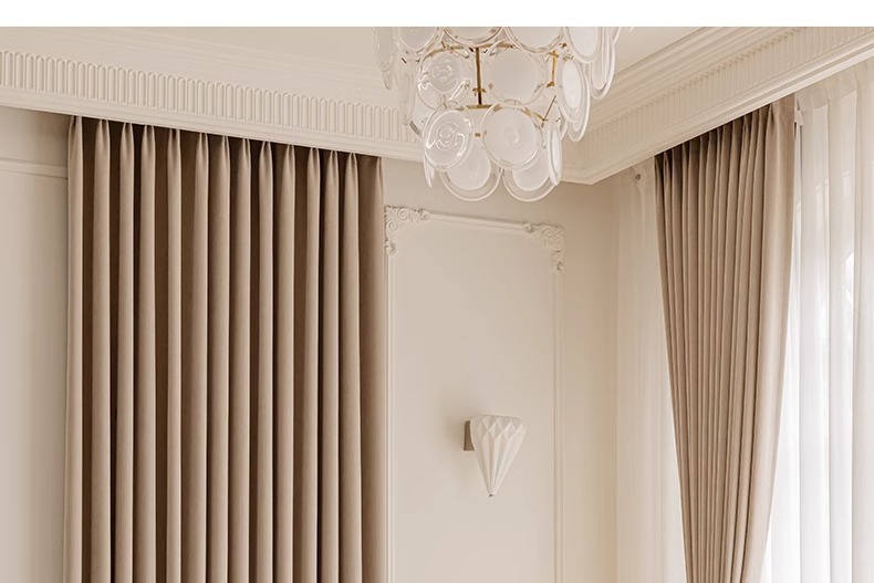 The blackout master bedroom curtains are fully blackout. The new French Chenille living room fabric exudes a sense of luxury and grandeur pic 28