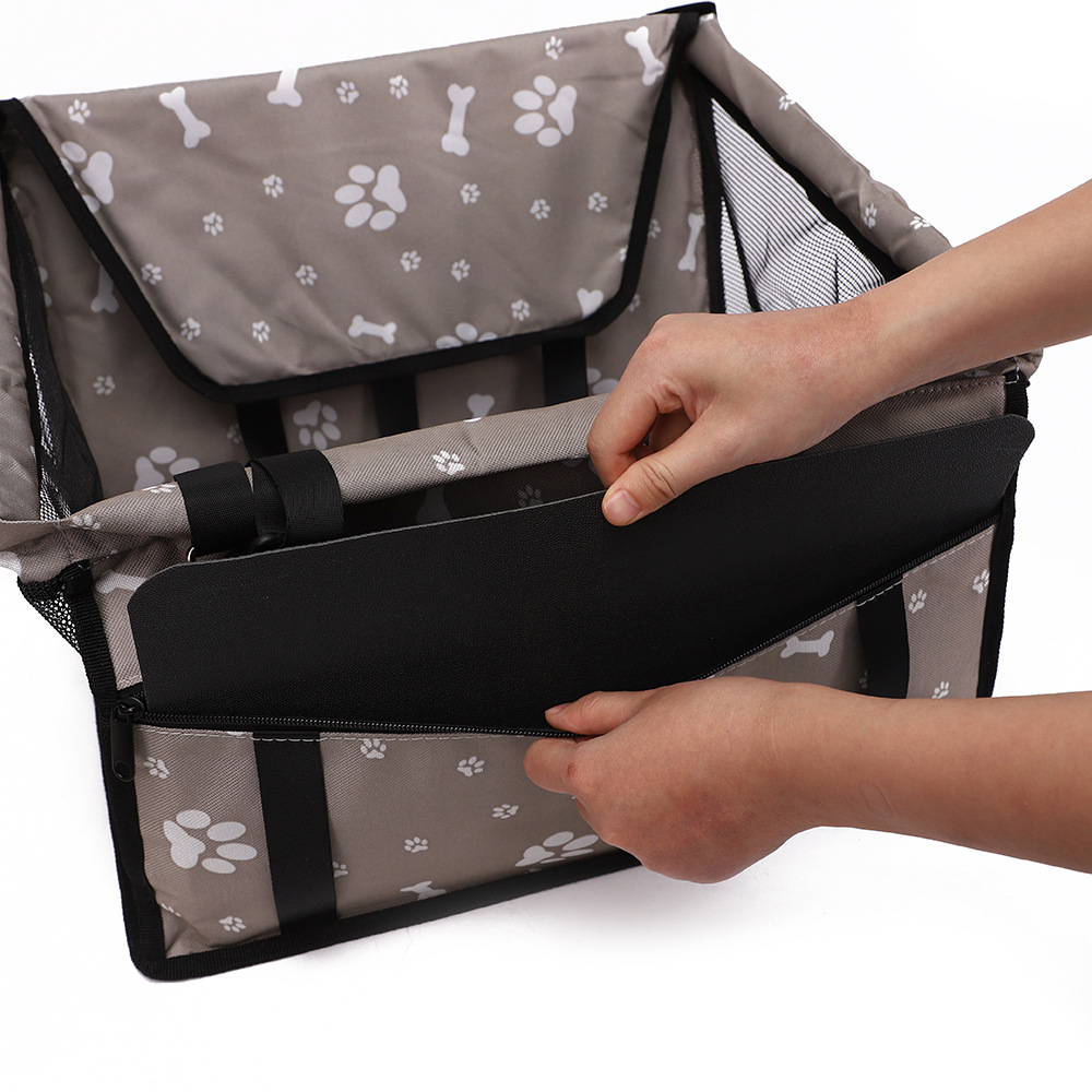 Rongka Pet Cross-border Car Pet Bag, Cute Printed Portable Pet Bag, Oxford Cloth Car Pad Pet Hanging Bag, Pet Travel Bag pic 14