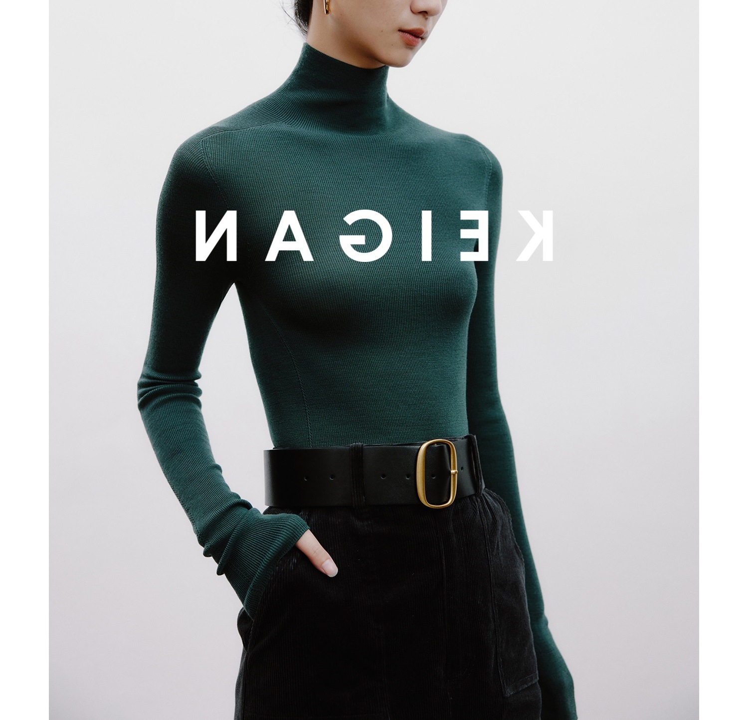 Italian 嵿 luxury 120s washable 160s gold wool 18-needle seamless base knit top for women pic 39