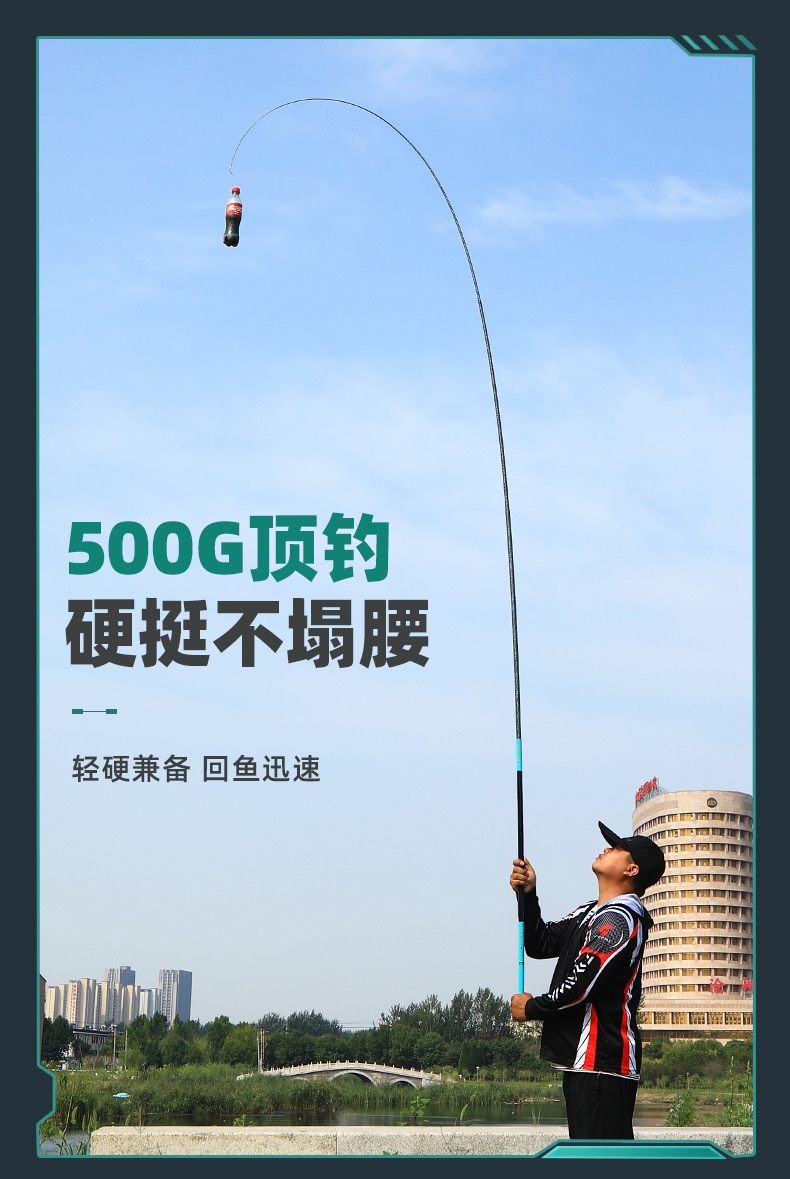 Dawa Wave Tip long-section fishing rod, stream rod, portable 28-adjustable ultra-light and ultra-hard fishing rod, hand rod, telescopic fishing rod wholesale pic 4