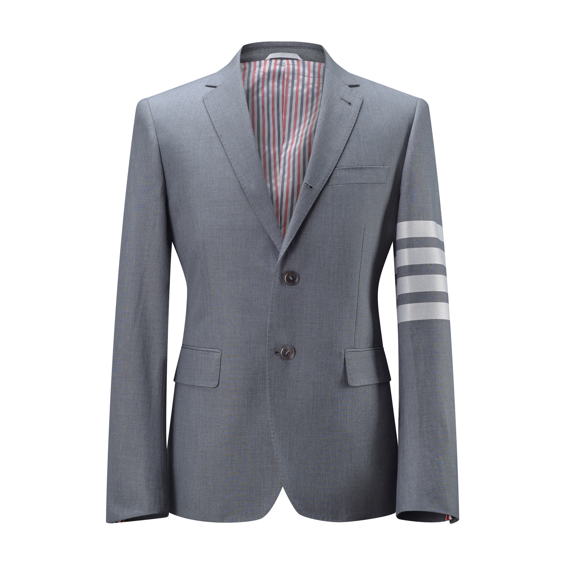 TB新款休闲男士春秋季休闲羊毛西服外套商务时尚四杠男士西服详情6