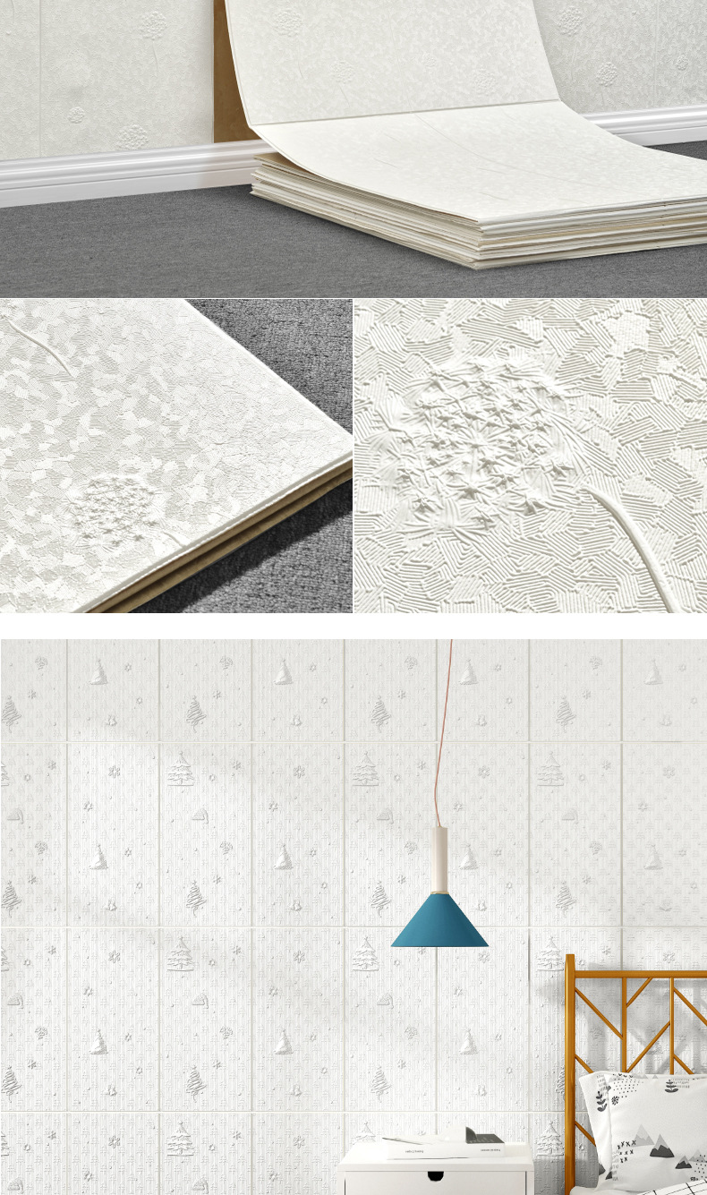 泡沫自粘墙纸自粘壁纸墙布3d墙贴防水防潮客厅卧室厨房软包壁纸详情15