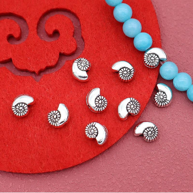 个性藏银小海螺散珠串珠 手链编绳古银隔珠手串珠子DIY饰品配件详情1