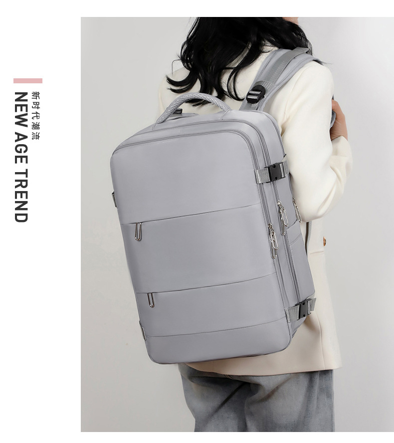 跨境高级感双肩背包干湿多功能防水大容量背包商务休闲电脑双肩包详情21