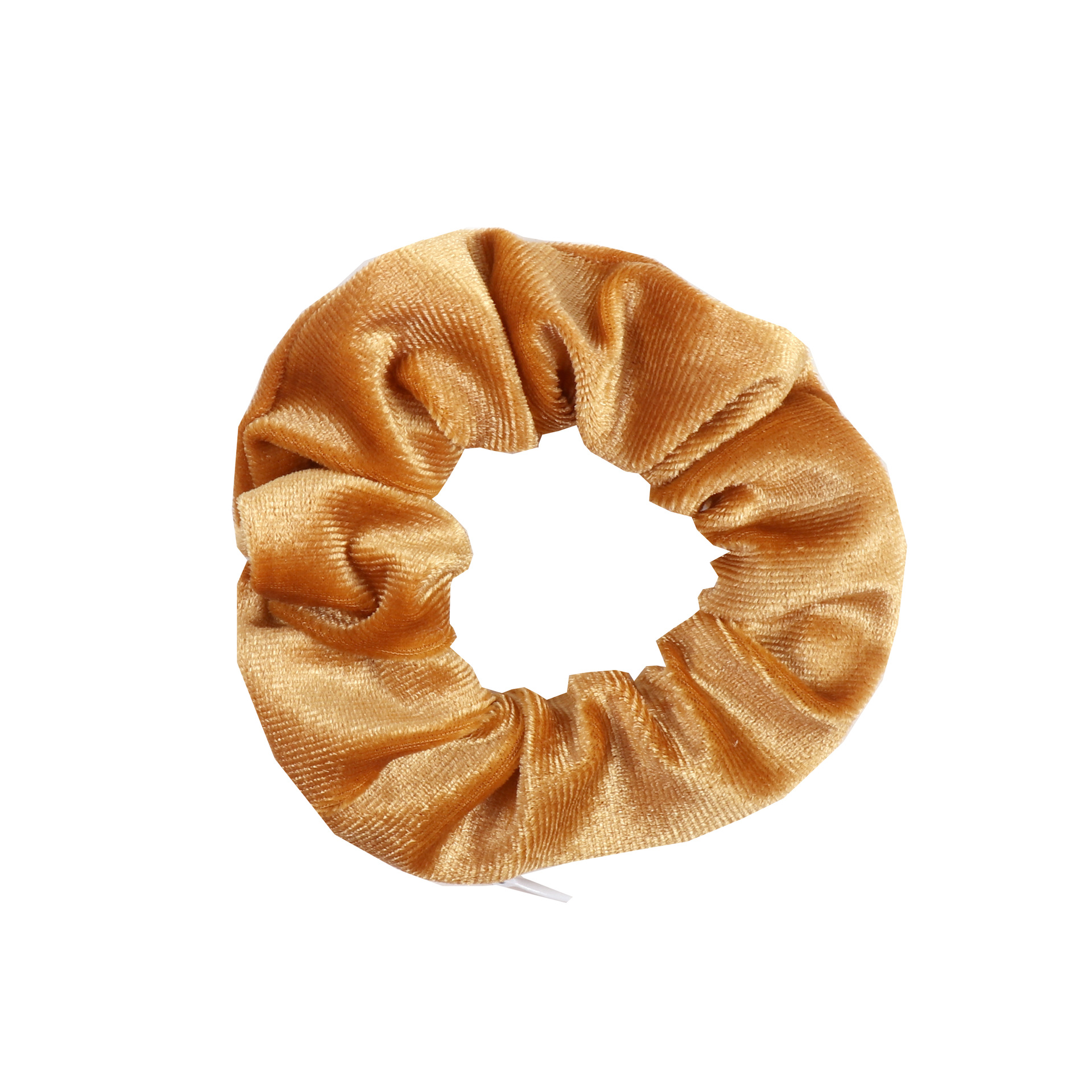 Cross-border Korean velvet 12-color invisible zipper large intestine hair band, European and American velvet simple and retro solid color hair tie accessory pic 8